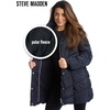 image:imageSteve Madden Womens Long Puffer Coat  Heavyweight Insulated Fall Winter Jackets for Women Windproof Long Length Bubble ParkaNavy