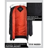image:imageSteve Madden Womens Winter Coats  Midlength Parka Jackets for Women Insulated Quilted Puffer Jacket Womens Faux Sherpa HoodBlack