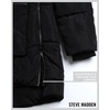 image:imageSteve Madden Womens Winter Coats  Midlength Parka Jackets for Women Insulated Quilted Puffer Jacket Womens Faux Sherpa HoodBlack