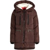 image:imageSteve Madden Womens Winter Coats  Midlength Parka Jackets for Women Insulated Quilted Puffer Jacket Womens Faux Sherpa HoodBrown