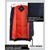 image:imageSteve Madden Womens Winter Coats  Midlength Parka Jackets for Women Insulated Quilted Puffer Jacket Womens Faux Sherpa HoodNavy