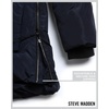 image:imageSteve Madden Womens Winter Coats  Midlength Parka Jackets for Women Insulated Quilted Puffer Jacket Womens Faux Sherpa HoodNavy