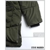 image:imageSteve Madden Womens Winter Coats  Midlength Parka Jackets for Women Insulated Quilted Puffer Jacket Womens Faux Sherpa HoodOlive