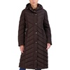 image:imageMadden Girl Womens Maxi Puffer Winter Coats  Long Quilted Jackets for Women Weather Resistant Puffer Parka Hooded JacketChocolate
