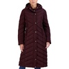 image:imageMadden Girl Womens Maxi Puffer Winter Coats  Long Quilted Jackets for Women Weather Resistant Puffer Parka Hooded JacketMerlot
