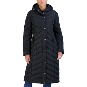 image:imageMadden Girl Womens Maxi Puffer Winter Coats  Long Quilted Jackets for Women Weather Resistant Puffer Parka Hooded JacketBlack