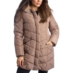 image:imageSteve Madden Womens Long Puffer Coat  Heavyweight Insulated Fall Winter Jackets for Women Windproof Long Length Bubble ParkaTan