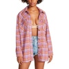 image:imageBB DAKOTA Womens Brooklyn ShacketVintage Purple