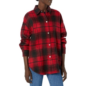 image:imageSteve Madden Apparel Womens Sophia Shacket COAT Red Small US