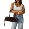 image:imageSteve Madden Womens Steve Madden Cierra EastWest SatchelDark Chocolate