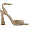 image:imageSteve Madden Womens Beki Heeled Sandal  Party SandalsGold Fabric