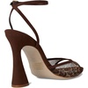 image:imageSteve Madden Womens Beki Heeled Sandal  Party SandalsLeopard Mesh