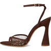 image:imageSteve Madden Womens Beki Heeled Sandal  Party SandalsLeopard Mesh