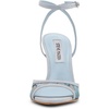 image:imageSteve Madden Womens Beki Heeled Sandal  Party SandalsLight Blue Mesh