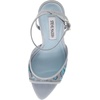 image:imageSteve Madden Womens Beki Heeled Sandal  Party SandalsLight Blue Mesh