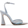 image:imageSteve Madden Womens Beki Heeled Sandal  Party SandalsLight Blue Mesh