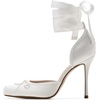 image:imageSteve Madden Womens Larina Pump  Party ShoesIvory Satin