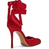 image:imageSteve Madden Womens Larina Pump  Party ShoesRed Satin