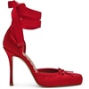 image:imageSteve Madden Womens Larina Pump  Party ShoesRed Satin