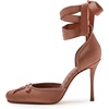 image:imageSteve Madden Womens Larina Pump  Party ShoesTan Satin