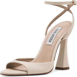 image:imageSteve Madden Womens Beki Heeled Sandal  Party SandalsBone Leather