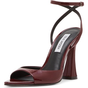 image:imageSteve Madden Womens Beki Heeled Sandal  Party SandalsBurgundy Patent