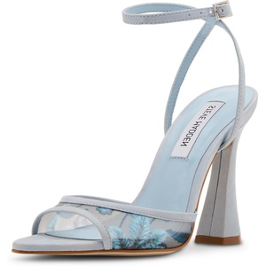 image:imageSteve Madden Womens Beki Heeled Sandal  Party SandalsLight Blue Mesh