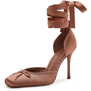 image:imageSteve Madden Womens Larina Pump  Party ShoesTan Satin