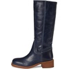 image:imageSteve Madden Womens Riggs Knee High Boot  Casual BootsNavy Leather