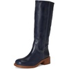 image:imageSteve Madden Womens Riggs Knee High Boot  Casual BootsNavy Leather