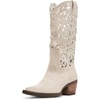 Bone Suede Cutout